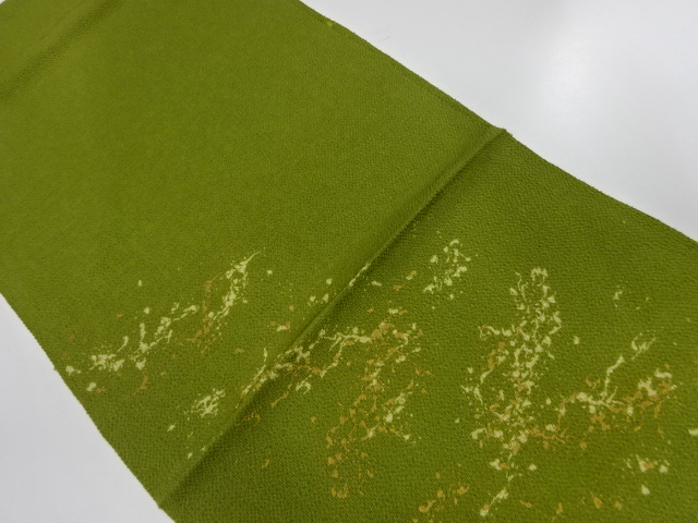  未使用品　正絹　縮緬地　帯揚げ